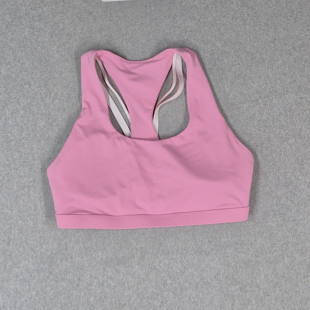 Fabletics‎ Women Sports Bra Large Pink Kessler Wireless Strap Racerback